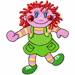 Kids And Toys Embroidery Design 6